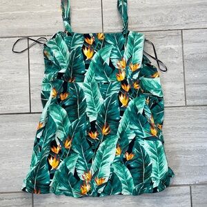 Forever 21 Tropical Print Women's Top